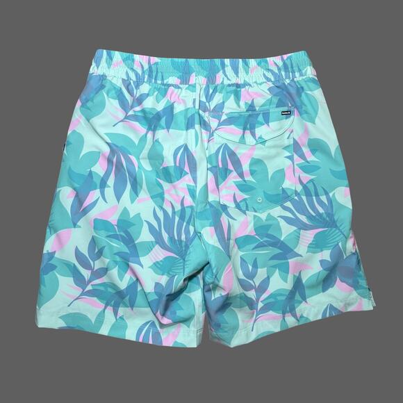 Hurley Aticama Volley Swim Trunks Tropical Mist Blue Men's M NWT - Picture 6 of 9